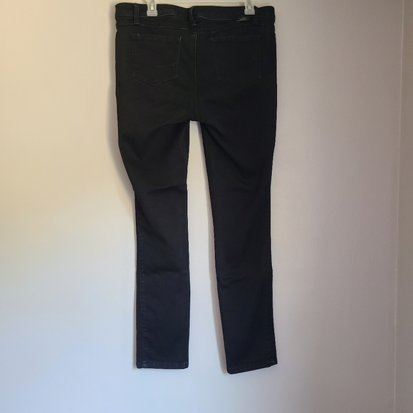 Source Of Wisdom Black London Skinny Denim Jean's Sz 16 - Picture 2 of 9